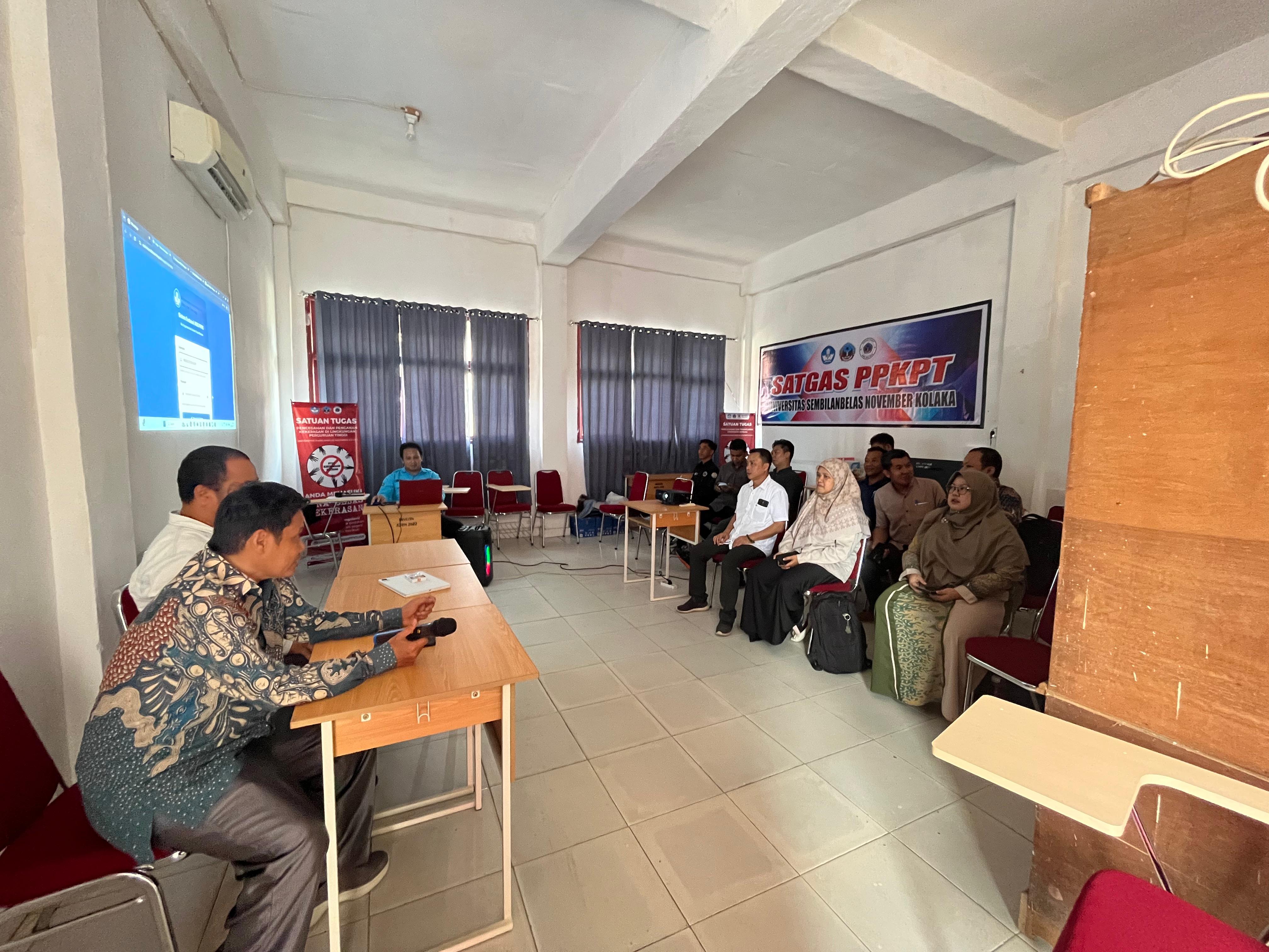 Rapat Pengisian Monev PPID USN Kolaka 2025